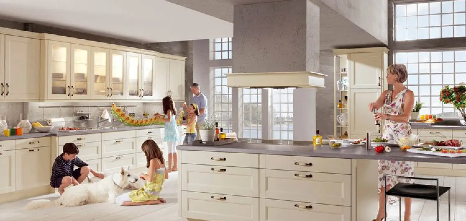 family time in the kitchen