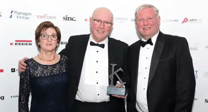Martin receiving Lifetime awards