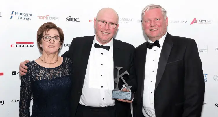 Martin receiving Lifetime awards