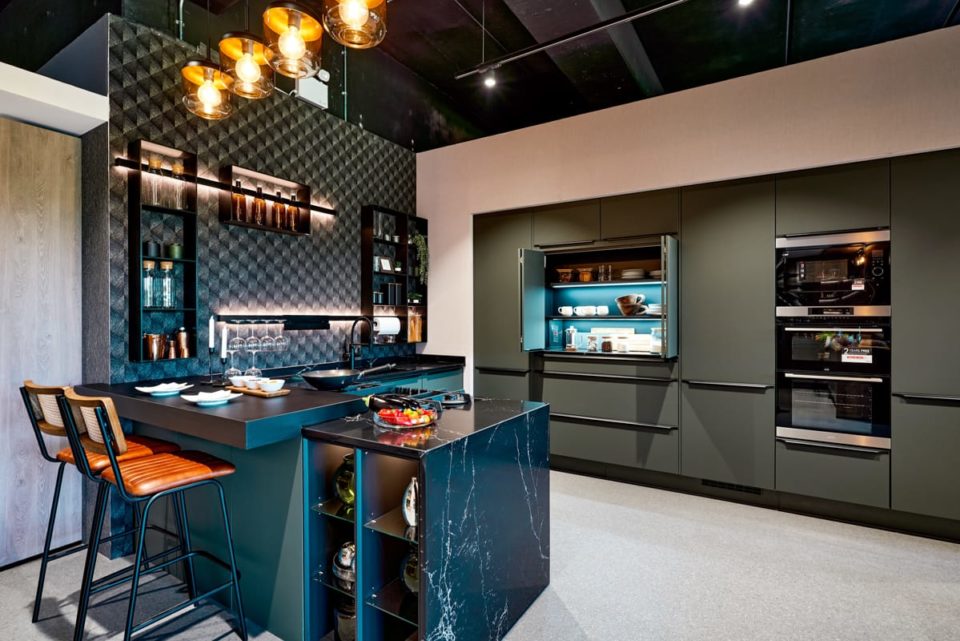 Mineral Green kitchen - Timbercraft Dublin