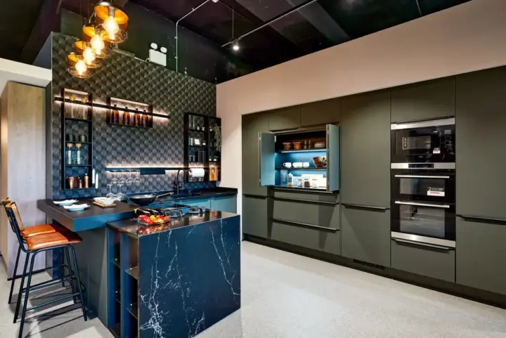 Mineral Green kitchen - Timbercraft Dublin