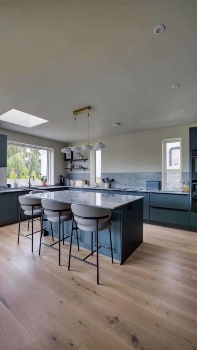 Contemporary German design, refined down to the smallest detail. 🖤

This beautifully understated kitchen pairs slate grey cabinetry with grey stone worktops and subtle veining, finished with minimalist black handles for a clean, architectural look.

At the centre of the space, the large island is designed purely for preparation, seating and socialising — keeping the hob and sink away from the island creates an uncluttered surface and makes it a natural gathering point within the room.

Considering a new kitchen? Visit Timbercraft Kitchens and let our design team help you create a space tailored to your home, lifestyle and style.

📐 Book your kitchen design appointment today at our Newbridge & Dun Laoghaire showrooms.

Get in touch to arrange your consultation and start your dream kitchen project.

#TimbercraftKitchens #GermanKitchens #kitchendesignireland #ContemporaryKitchen #kitcheninspiration
